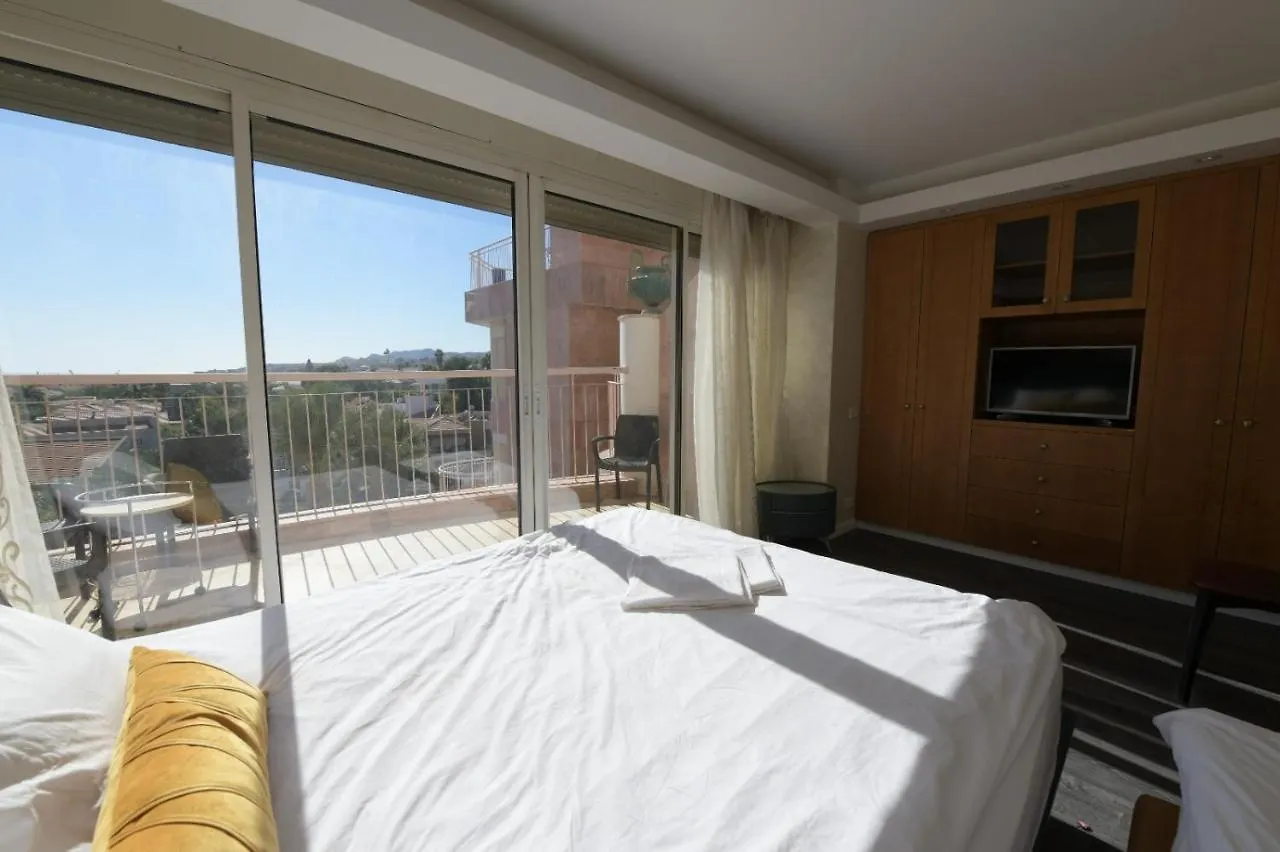 Lägenhet Luxury Top 300M Penthouse With Privat Pool On The Roof Near The Sea Full Sea View Israel