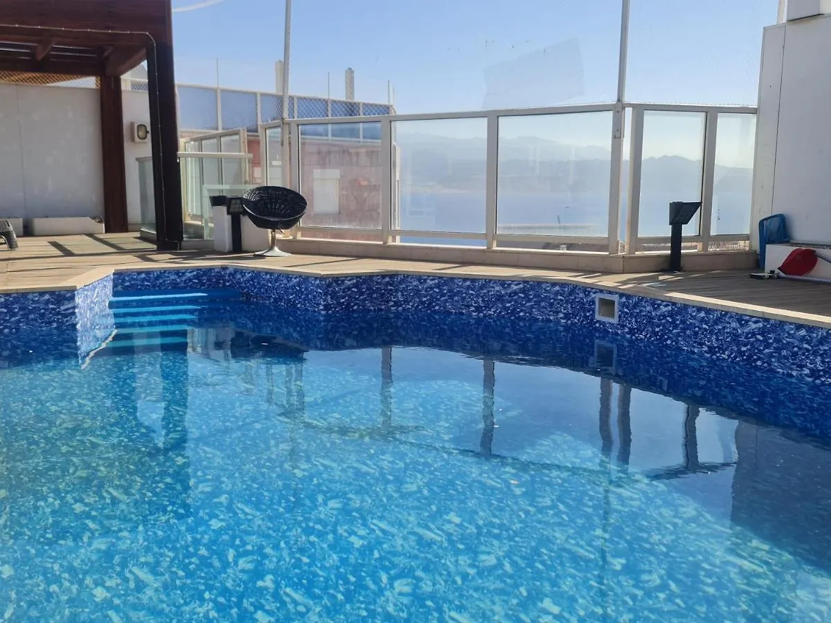 Luxury Top 300M Penthouse With Privat Pool On The Roof Near The Sea Full Sea View 0*, Eilat